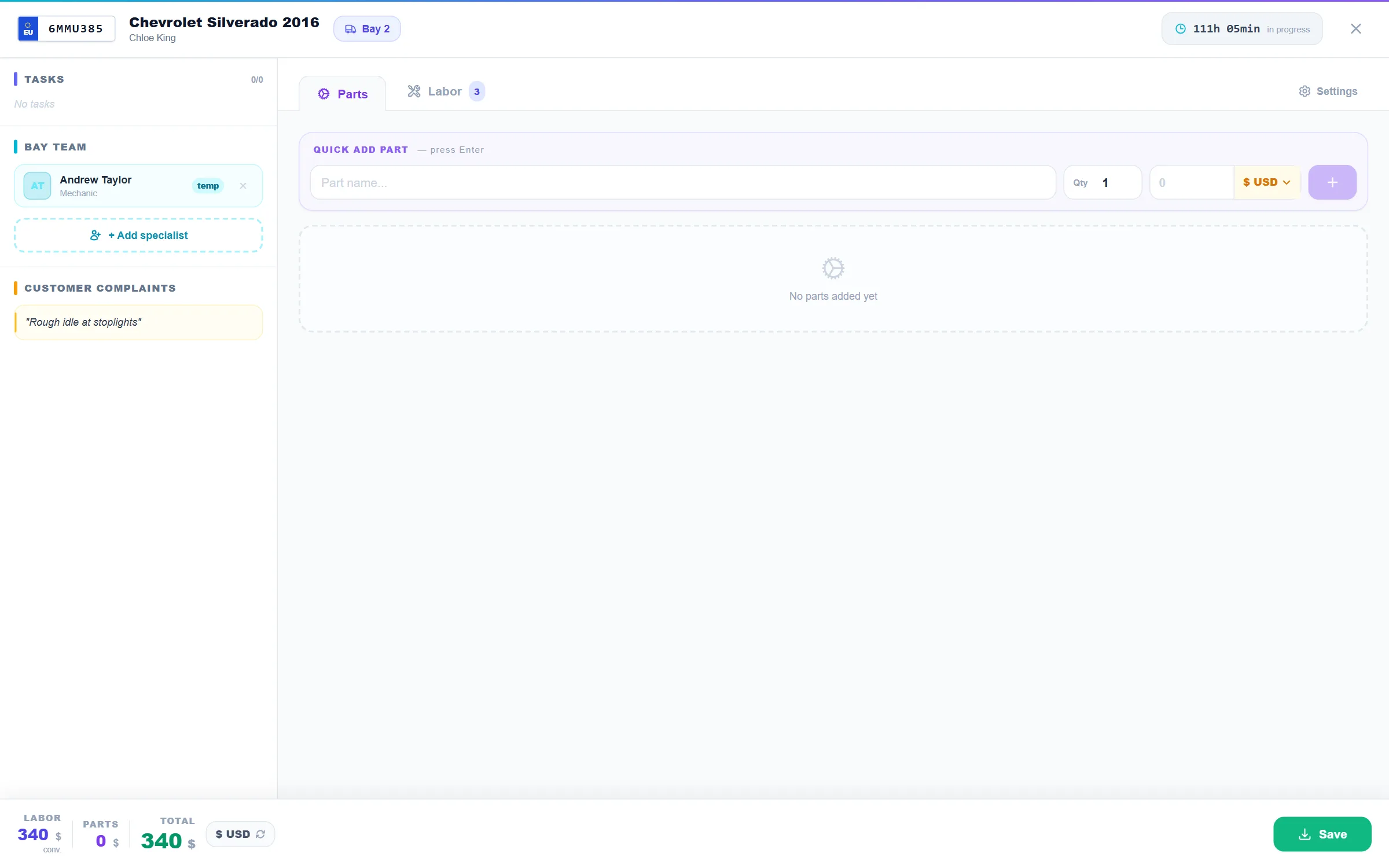 AutoLedgerPro — оформлення виїзду та оплата